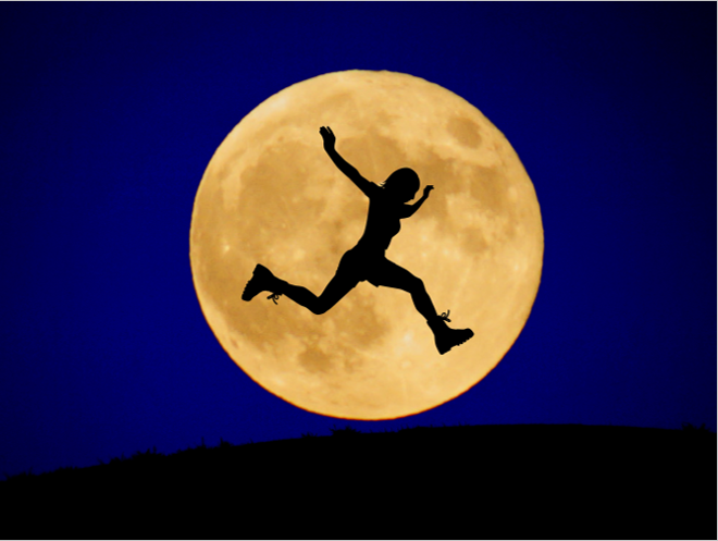 Walking to The Moon